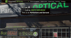 Desktop Screenshot of parliamentoptical.com